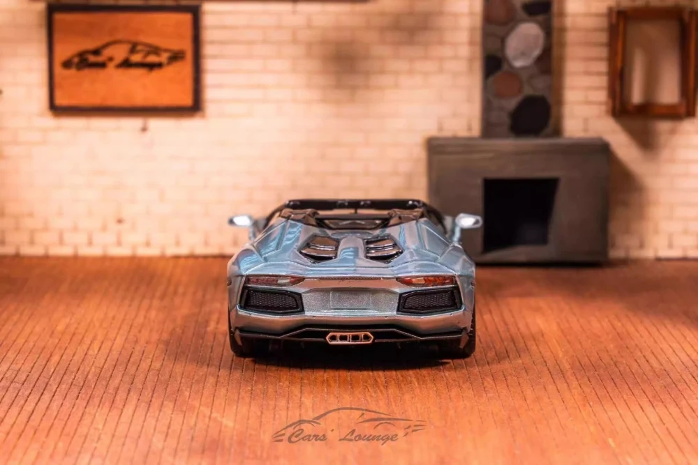 

Cars’Lounge 1/64 Aventador Roadster Ice Blue Color Resin Model Car Stocks In 2025