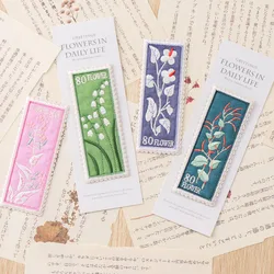 1 Piece Rectangle Embroidery Stamp Repair Patches Bag Jacket Jeans Flowers Iron On Parch for Clothes Small Glue Sticker