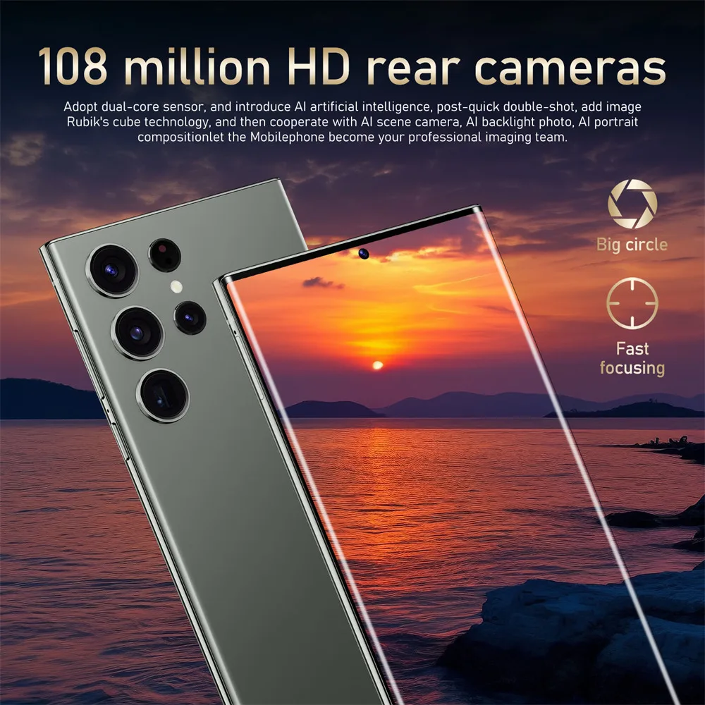 جديد S25 Ultra HOT 2025 أصلي 7.3 بوصة ذكي 5G بطاقة مزدوجة الاستعداد المزدوج نظام أندرويد 14 الإصدار العالمي بطارية 7800 مللي أمبير في الساعة #3