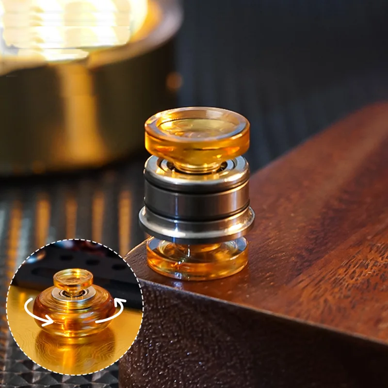 EDC Finger Ring Gyro Core Rotating Center Axis DIY Fingertip Gyroscope Accessories Stress Reducing Toy Components Tools