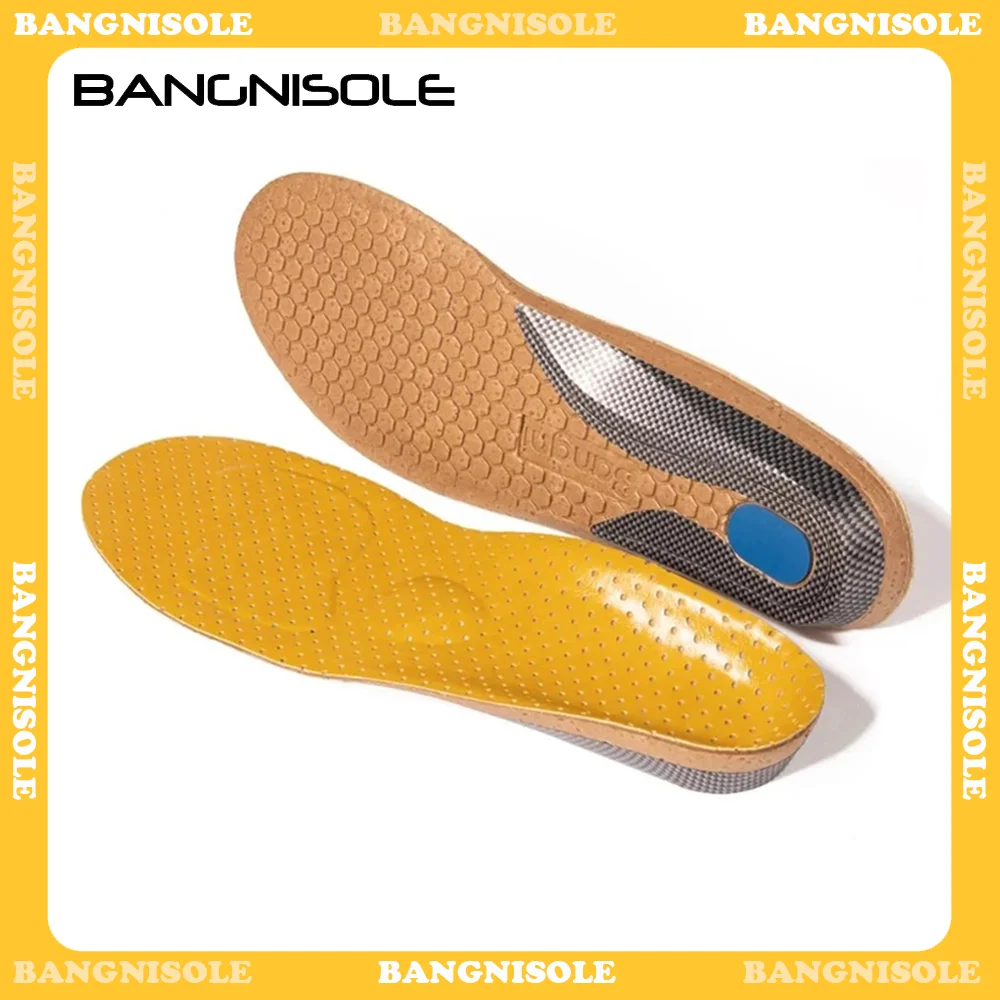 Bangnisole Plantar Fasciitis Orthotics Insole For Flat Feet Hard Arch Support Shoe Pad Orthopedic Soles For Inner Cushion