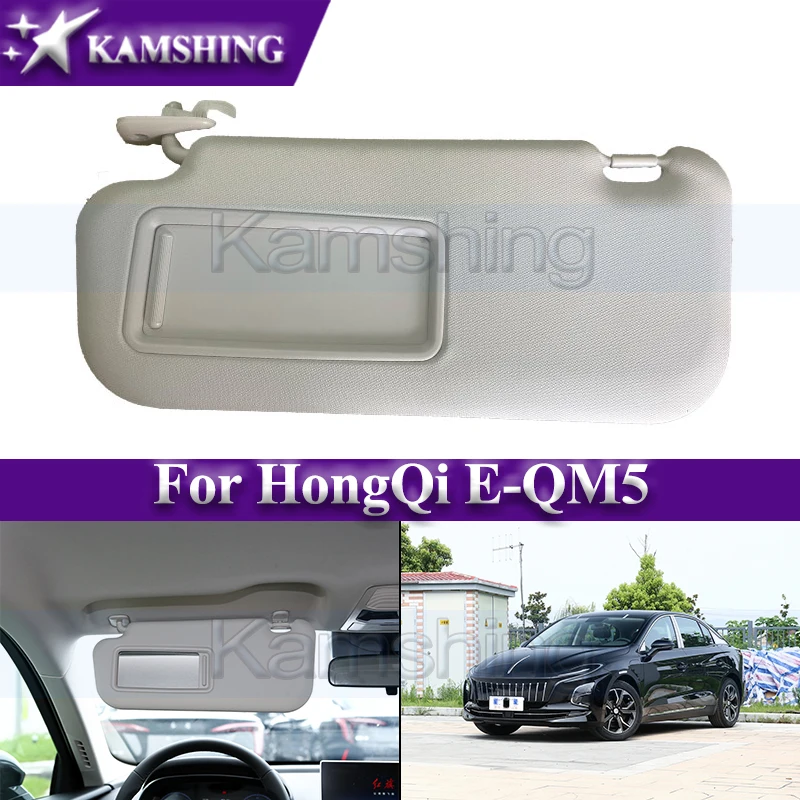 

Kamshing Car Inside Sunvisor For HongQi E-QM5 Front Inner Sun Shield Sunshade Sun Visor