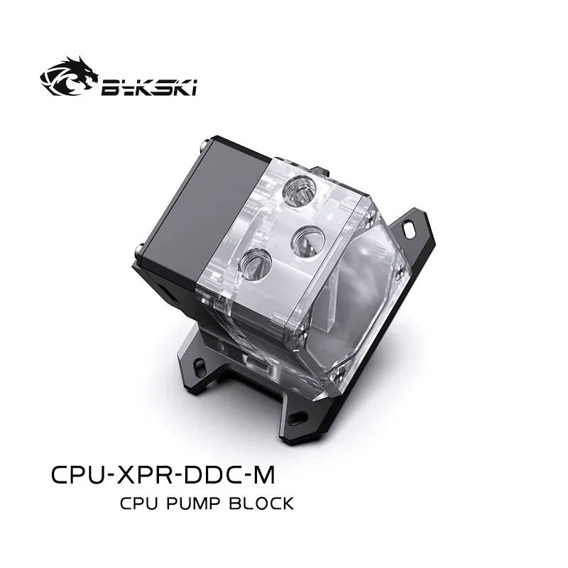 BYKSKI CPU-XPR-DDC-I CPU Block Pump Reservoir Combo Integrated AIO Water Cooler / Radiator For INTEL 1151 X99 X299 AMD AM3 AM4