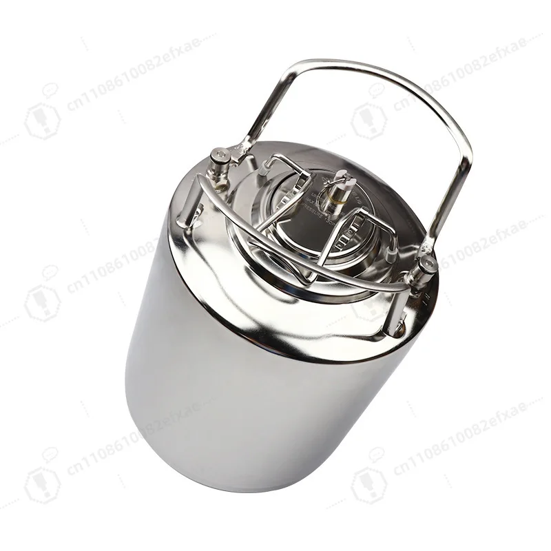 Food Grade Stainless Steel Ball Lock Keg 6L 10L 19L Home Brewing Fermentation Barrel Wine Beer Making Tank DIY Craft Beer