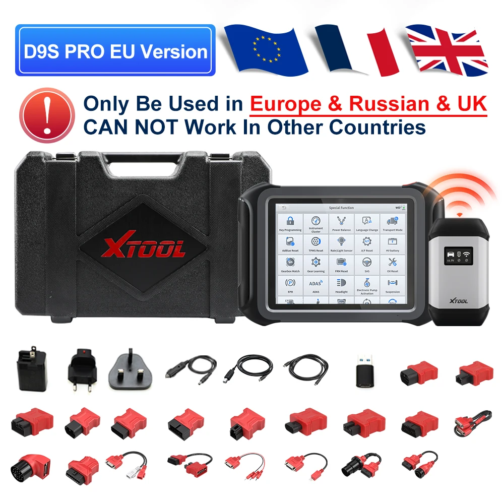 XTOOL D9S PRO Auto Diagnostische Hulpmiddelen ECU Programmering Codering 45+ Diensten KAN FD FCA DOIP VAG Gids Intelligente Diagnose Scanner - afbeelding 1