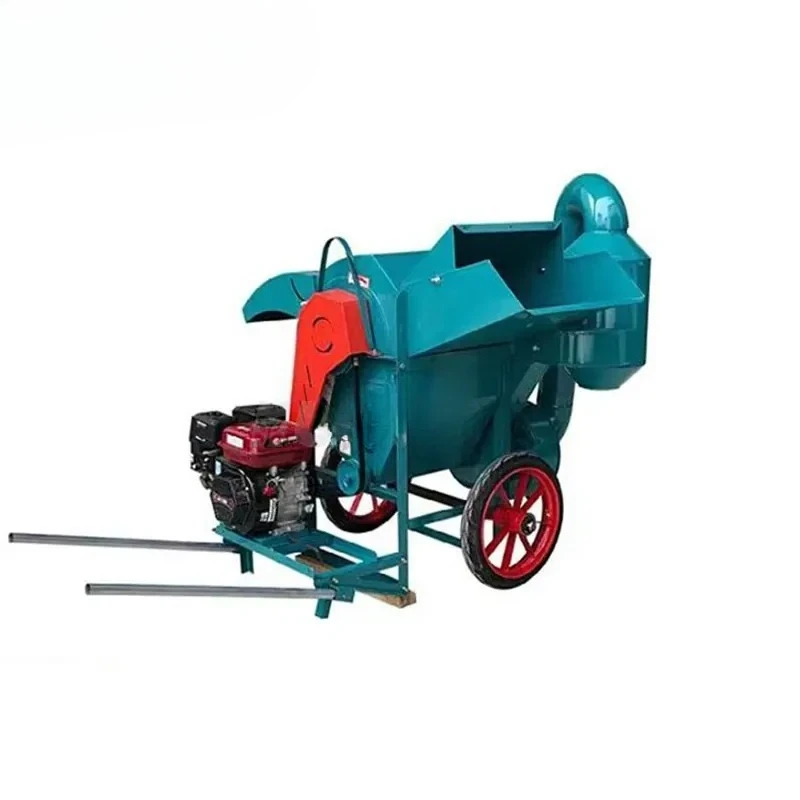 Machine à battre les haricots secs à haute efficacité, batteuse double, moissonneuse-batteuse combinée, machine à battre les soja