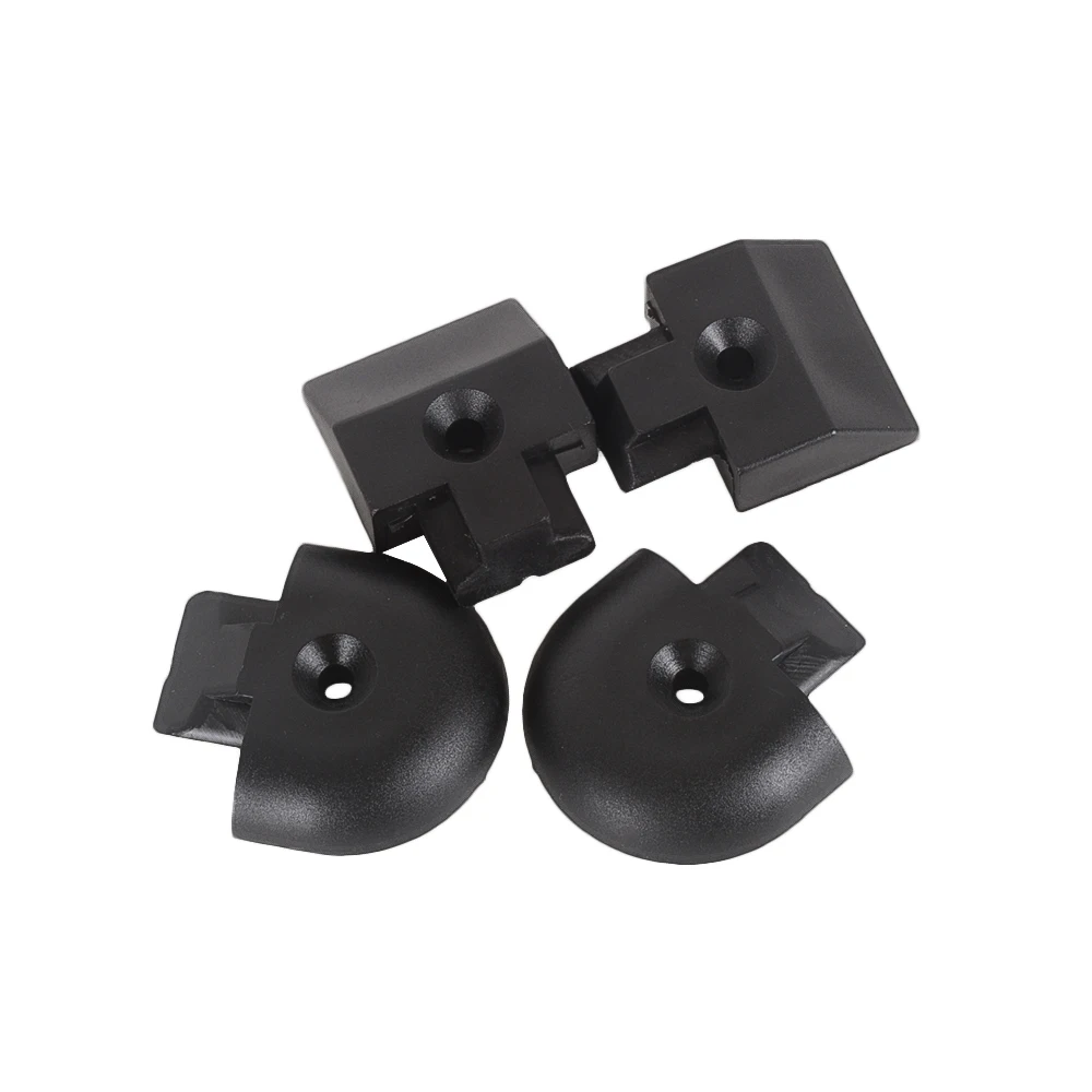 Motorcycle Traile Accessories Tie Down Track Plastic Stopper Plug Airline Rail-Round/ Rail-Square 1 Pair Black Anti-collision