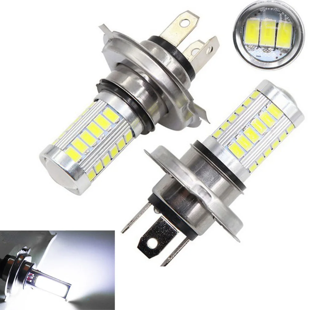 1PC H4 H7 H11 H8 LED Headlight 9006 9005 33SMD 5630 12V White Car Fog Light Driving Lamp Bulb Luminous Flux 800 LM Dropshipping