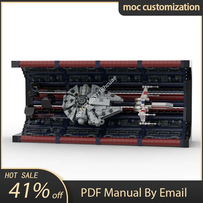 

1864PCS MOC Into The Super Structure Star Battle Model Building Block Diy Creative Assembly Educational Bricks Toys Kid Gift