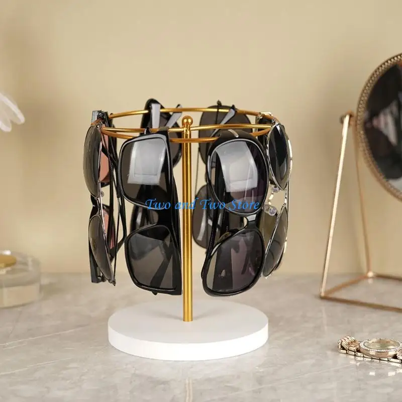 HX6F Space Saving 360 Degree Sunglasses Rack Efficient Display Multiple Pairs Retail Sunglasses Holder For Compact Showcases