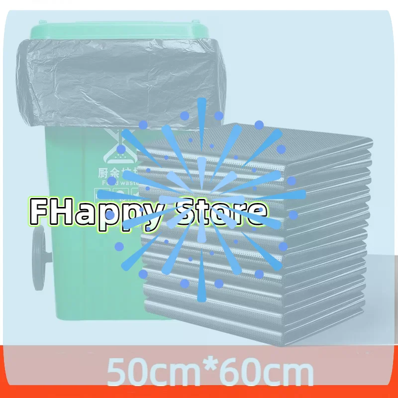 [MA]20/30/50PCS Large Waste Garbage Bag Black Thickened Garbage Bags Outdoor Restauran Kitchen Disposable Trash Bags[MA]