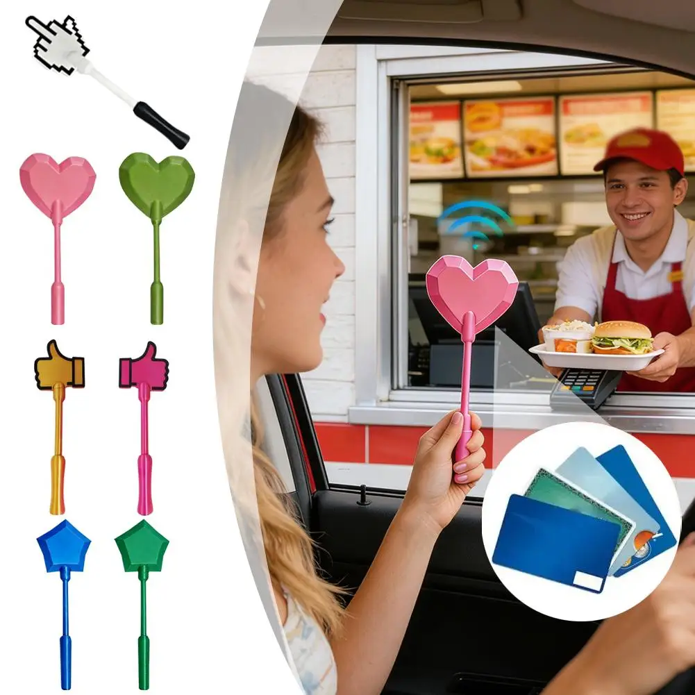 3D Printed Star Magic Wand Tap To Pay Lightweight Contactless Credit Card Holder Creative Payment Wand for Holiday Birthday Gift
