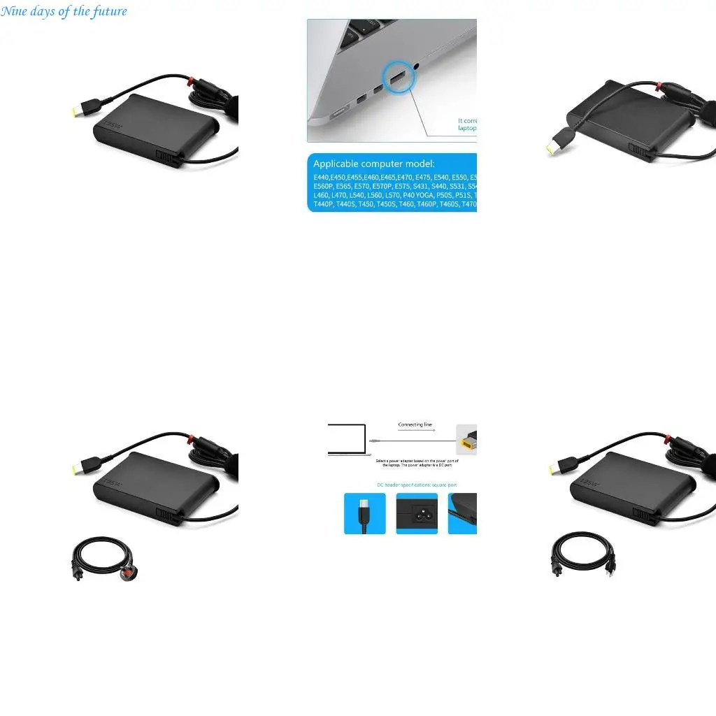 

135W Laptop Power Adapter Powerful for High Efficiency Charging E65A