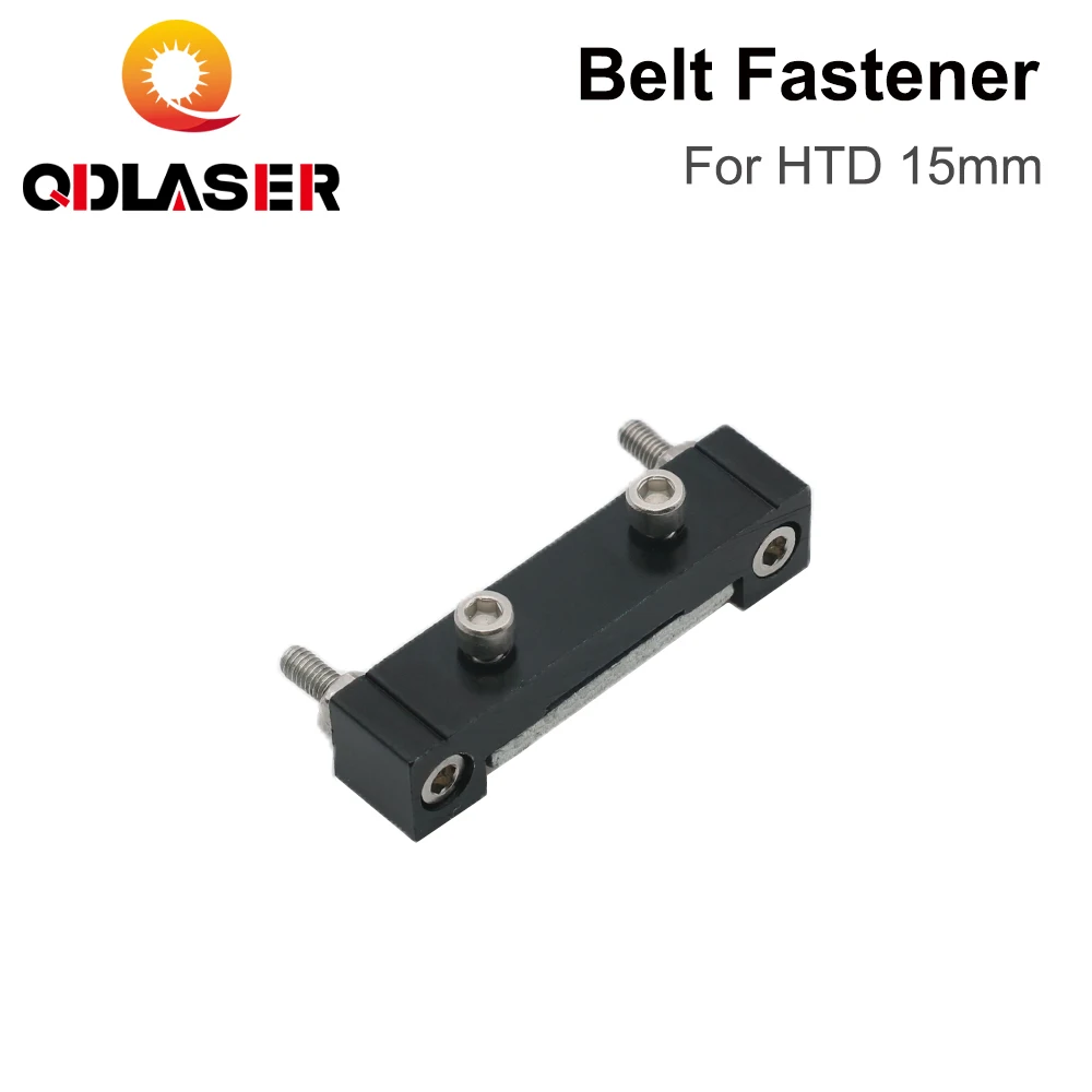 

QDLASER E-series Belt Fastener For HTD-3M 15mm Open-Ended Timing Belt Transmission For X/Y Axis Hardware Tools Machine Parts