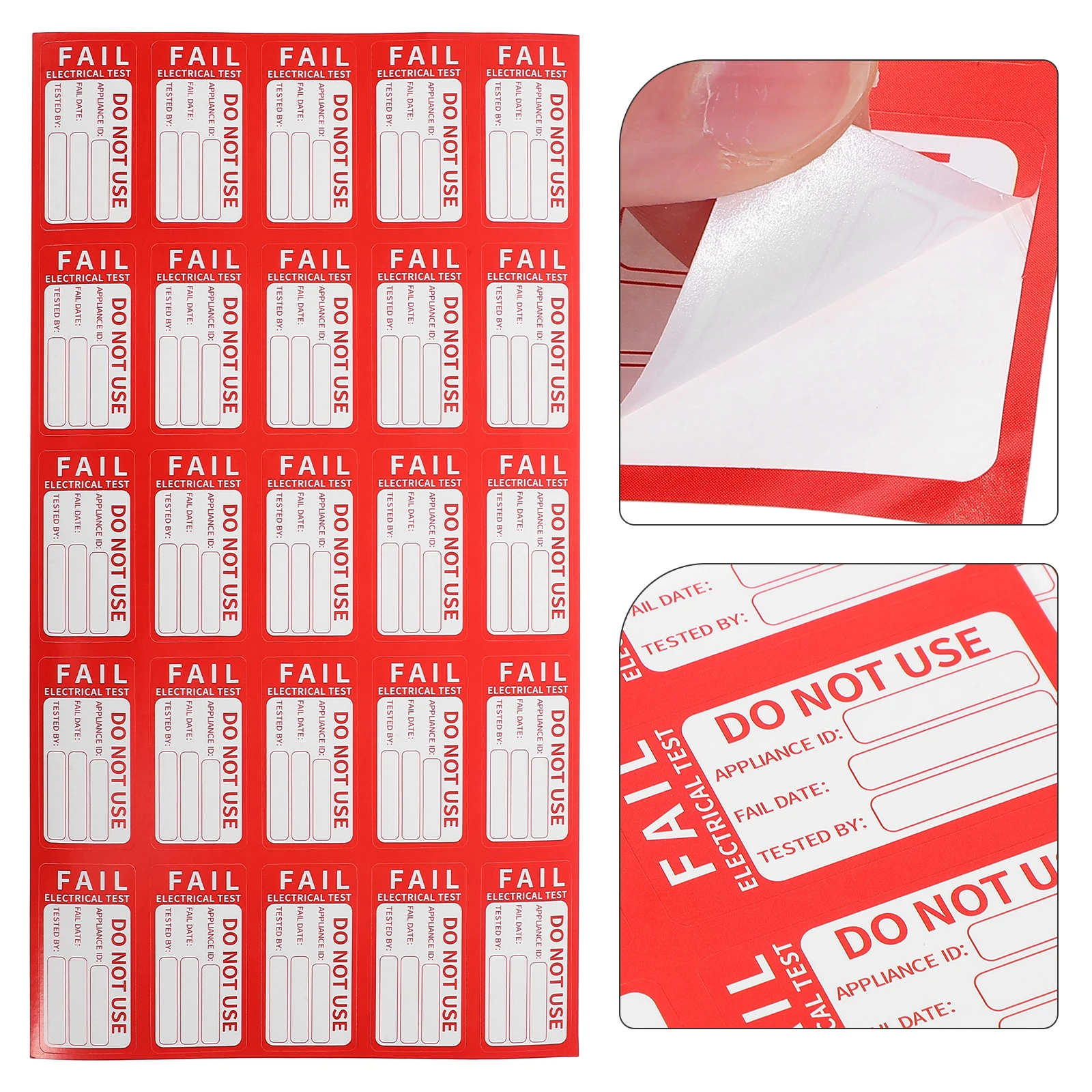 

10 Sheets Quality Inspection Labels Adhesive Passed Testing Warehouse Use Label Stickers For Product Status Tracking