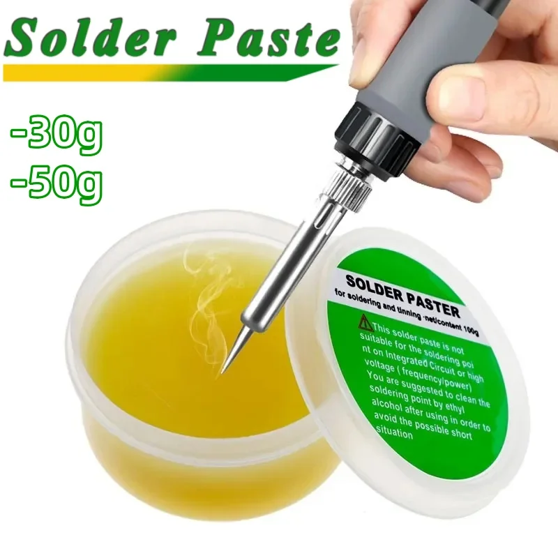 1PC 30g/50g/100g Professional Welding Flux Welding Solder Paste 183 Degree Medium Temperature Flux No-Clean Rosin For Soldering