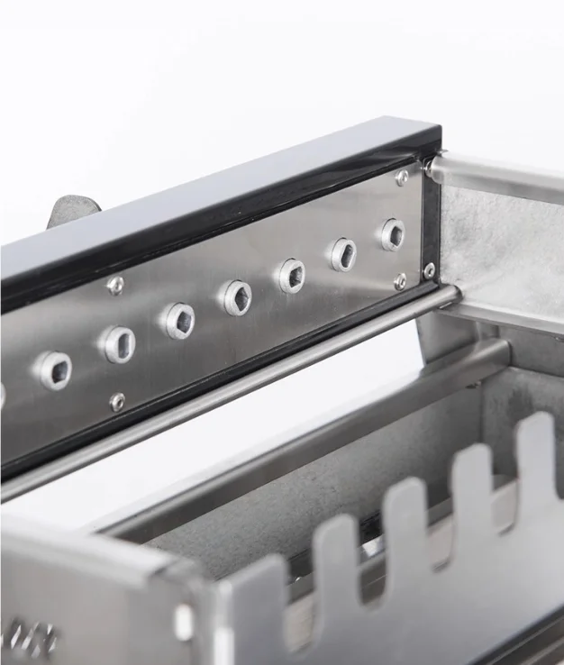 Portable Stainless Steel Electric Rotisserie Grill For Mechanics With Detachable And Washable Parts For Camping Use