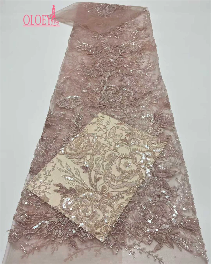 

African Lace Fabrics 2026 Latest High Quality French Tulle Lace Embroidery Groom For Party Wedding Women Dress