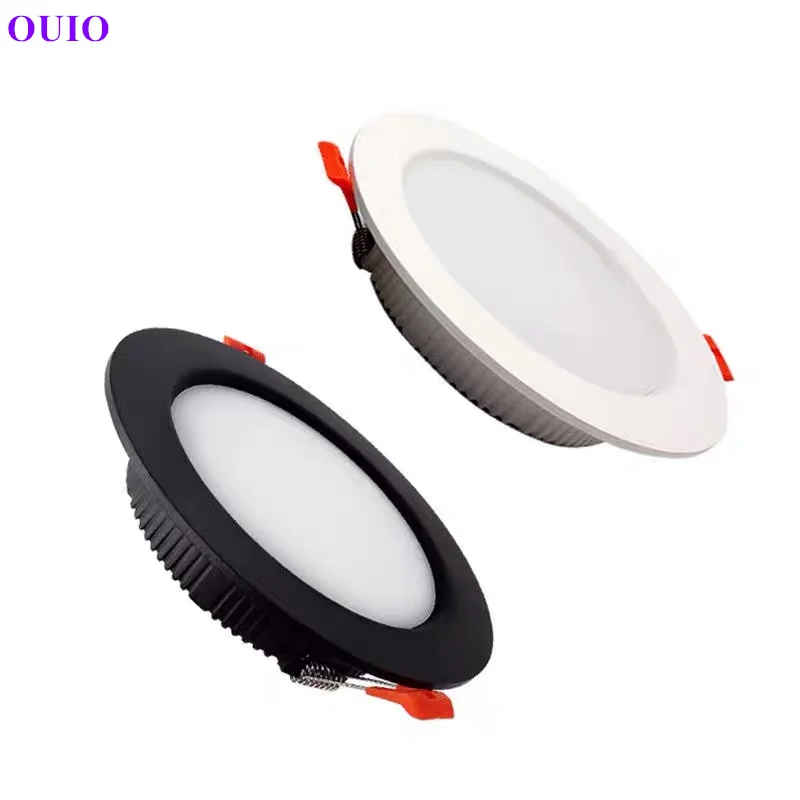 Recessed Ultra-thin LED Downlight 110V-240V Dimmable Ceiling Lamp Warm Neutral White Supermarket 5W7W9W12W15W18W 24W30W Lighting