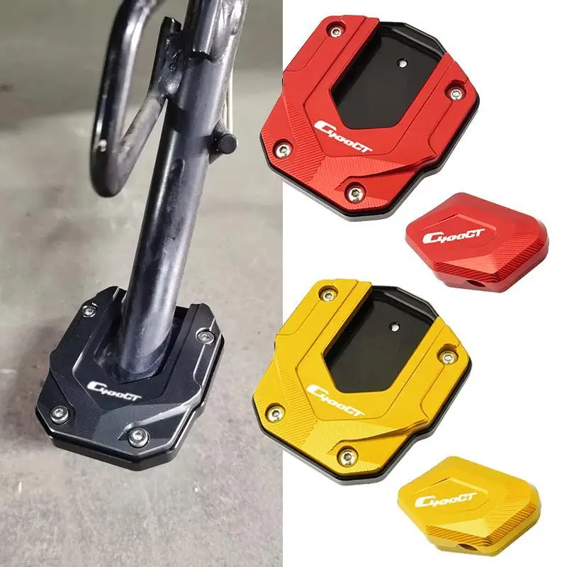 For BMW C400GT C400X 2018-2024 2023 2022 2021 2020 Motorcycle Accessories Kickstand Pad Foot Extension Side Stand Enlarger Plate