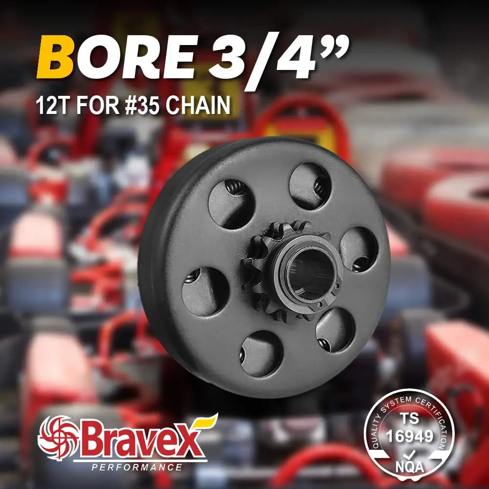 Bravex Heavy Duty 12 Tooth Centrifugal Clutch 3/4