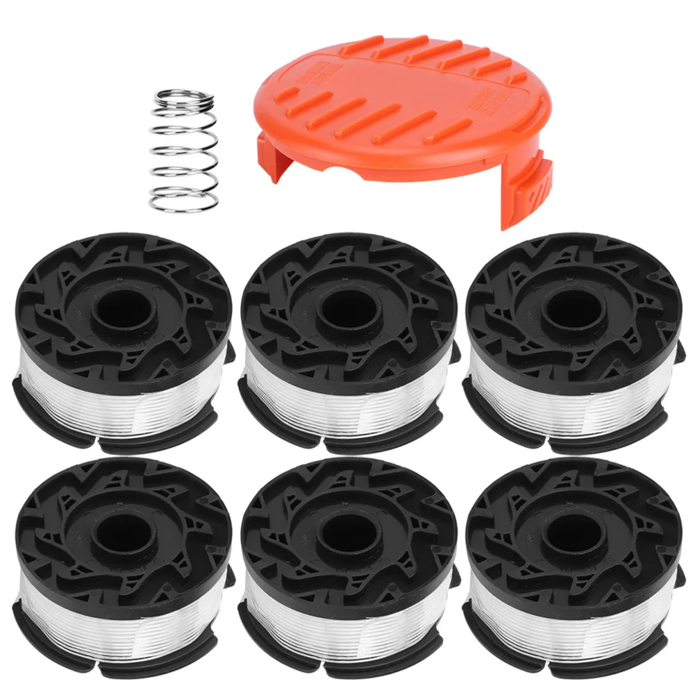 Lawn Mower Spool with Cover Replacement Accessories Parts Fit for BLACK+DECKER AF100 Garden Accessories Lawn Mower Spool