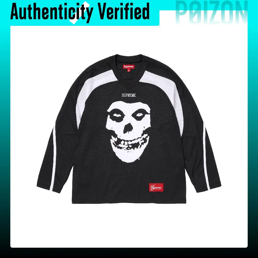 Supreme x The Misfits SS26 WEEK7 Hockey Jersey Ice Hockey Pucks Jersey Unisex SUP-SS26-152