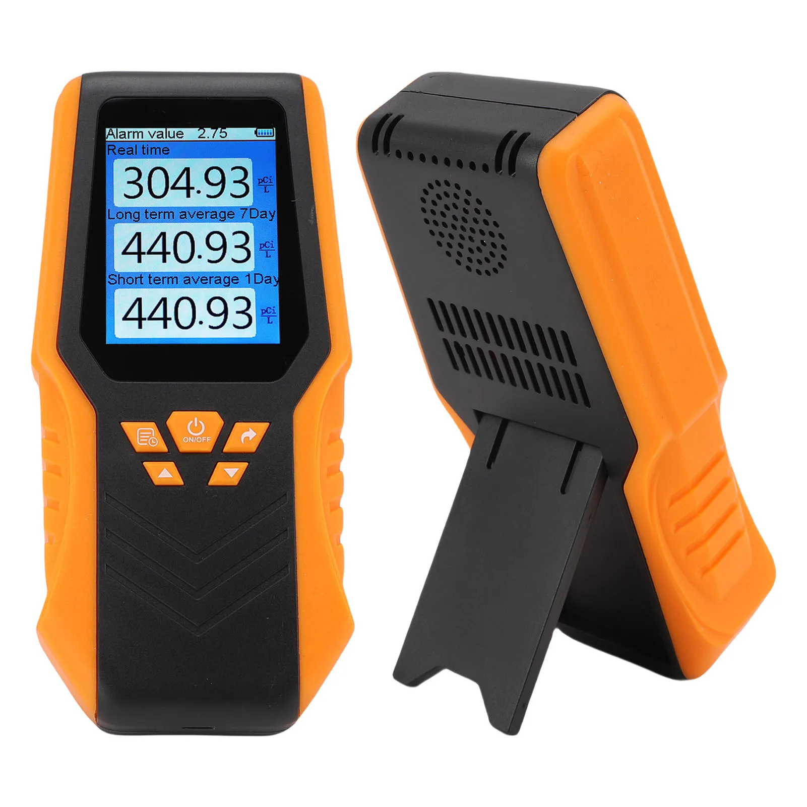 شاشة الكريستال السائل كاشف الراديون الرقمي يده طقم اختبار الراديون دقة الوقت الحقيقي متوسط المدى القصير للمدرسة المنزلية