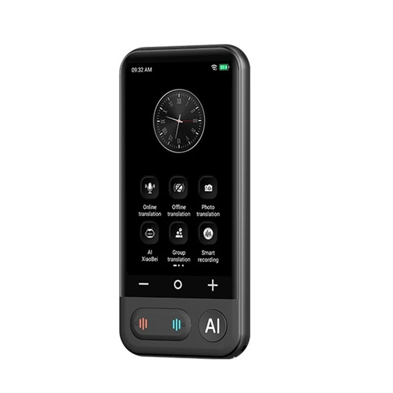 Z16 AI Intelligent Voice Real Time Translator Machine 139+ Multi Online Language 4Inch Screen Portable Offline Tradutor