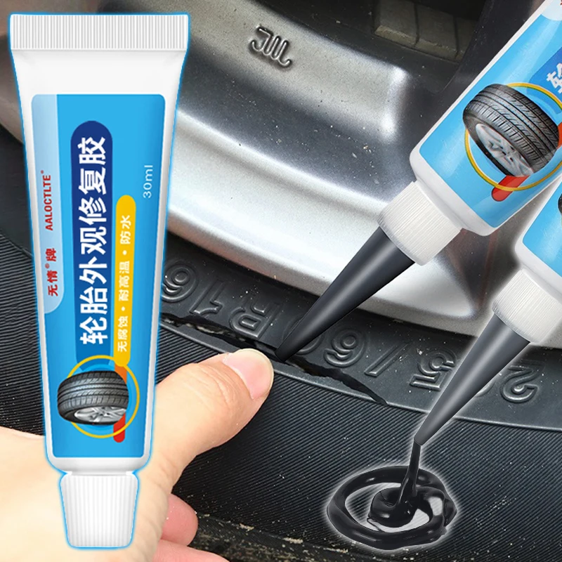 

Black Tyre Repair Instant Car Tire Repair Glue Liquid Strong Rubber Glues Wear-resistant Rubber Non-corrosive Adhesive Glue