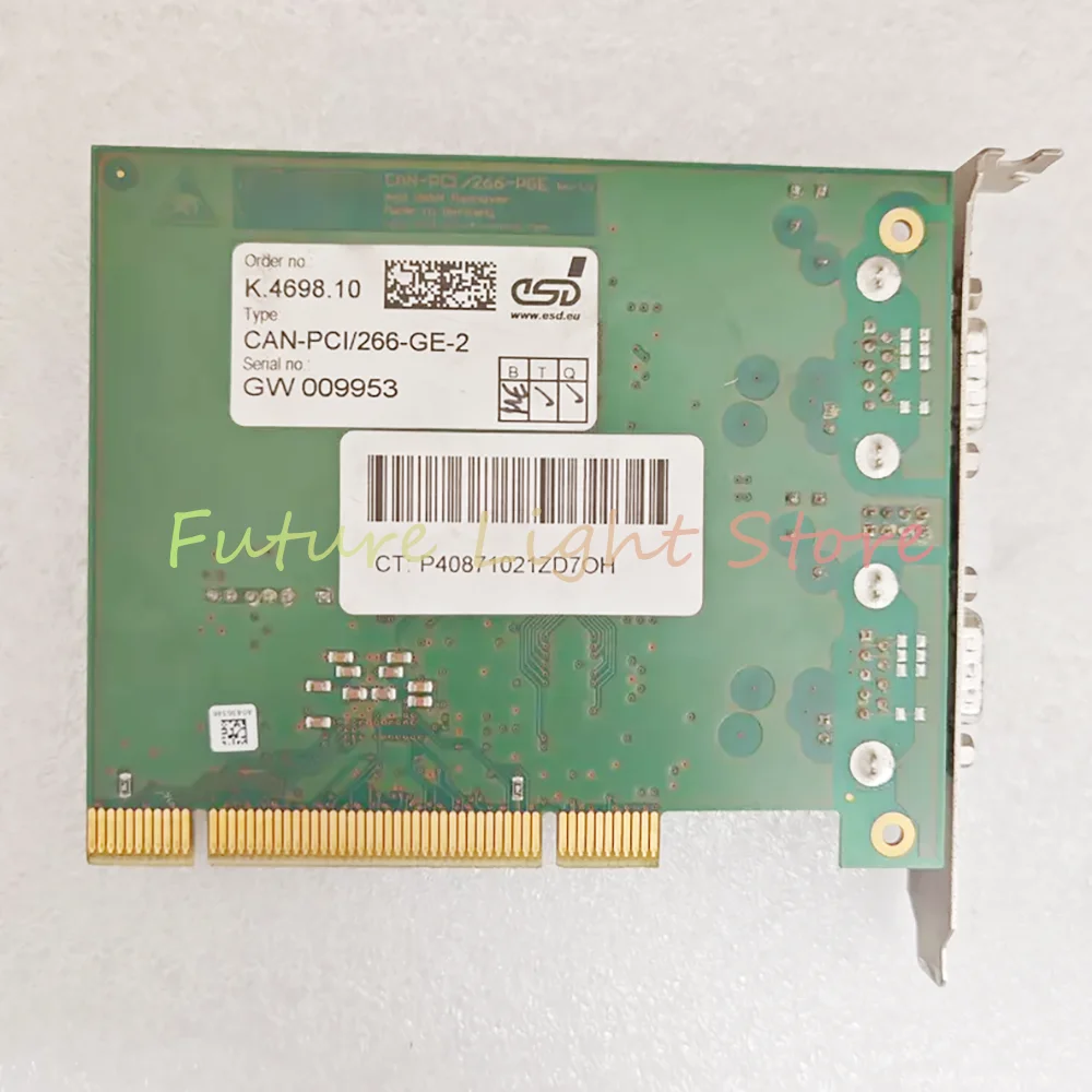 CAN-PCI/266-PGE REV 1.0 Acquisition Card With Dual CAN Ports
