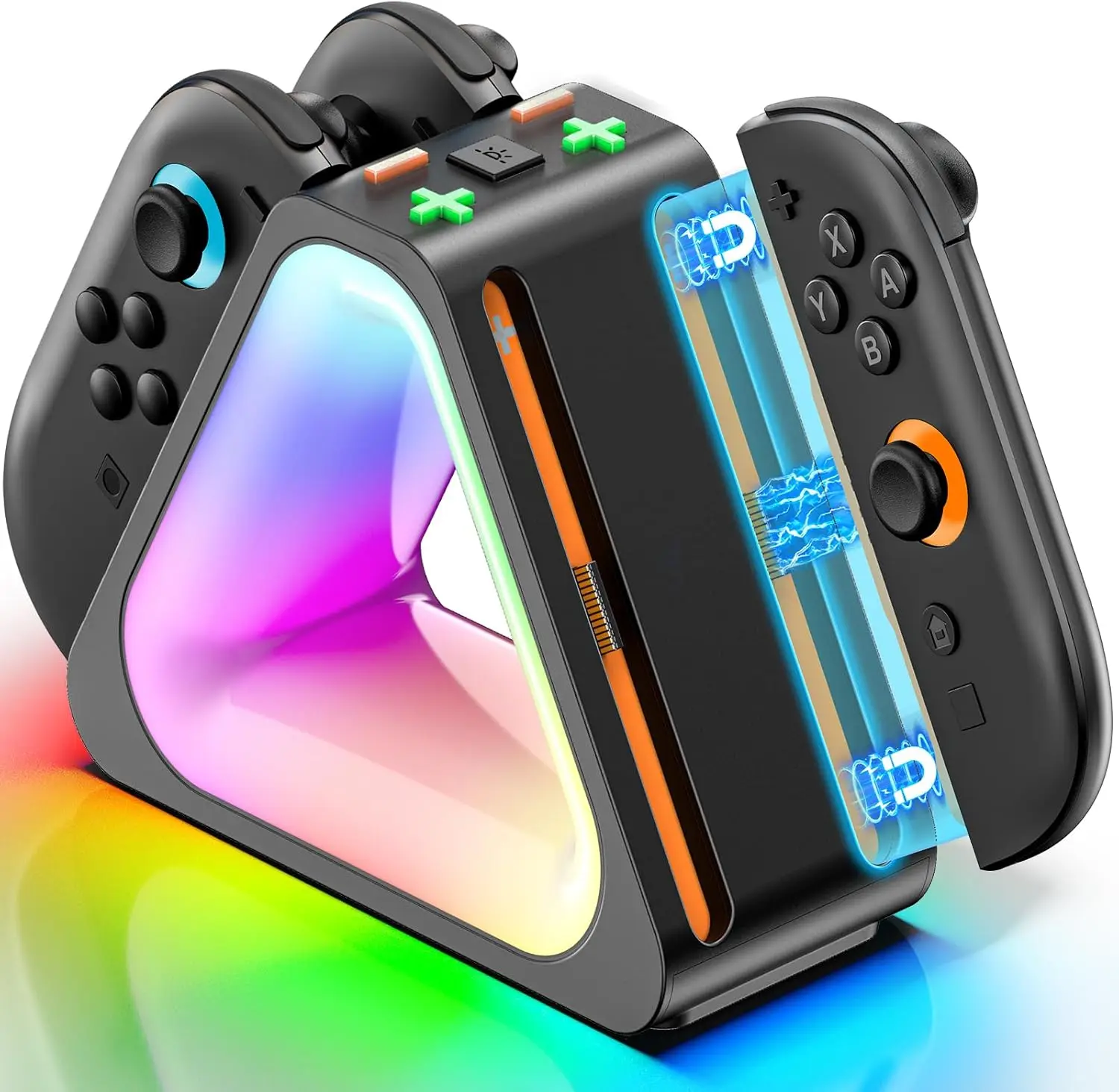 Charging Dock for 2025 Nintendo Switch 2 Joycon 2 Controller Charging Docking Station Fast Charger Dock Station with Charg Cable