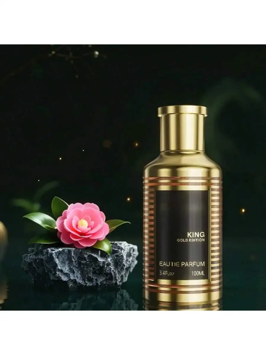 バララ キング ゴールド エディション オードパルファム – 高級な柑橘系と琥珀の香り |     100ml（3.4液量オンス） |     ユニセックスのコロン、バニラとムスクの香り