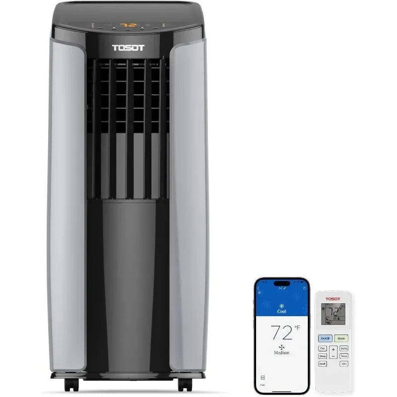 TOSOT 9,700BTU (5,000 BTU SACC) Portable Air Conditioner, Smart Wifi Control, AC Unit with Dehumidifier, Fan