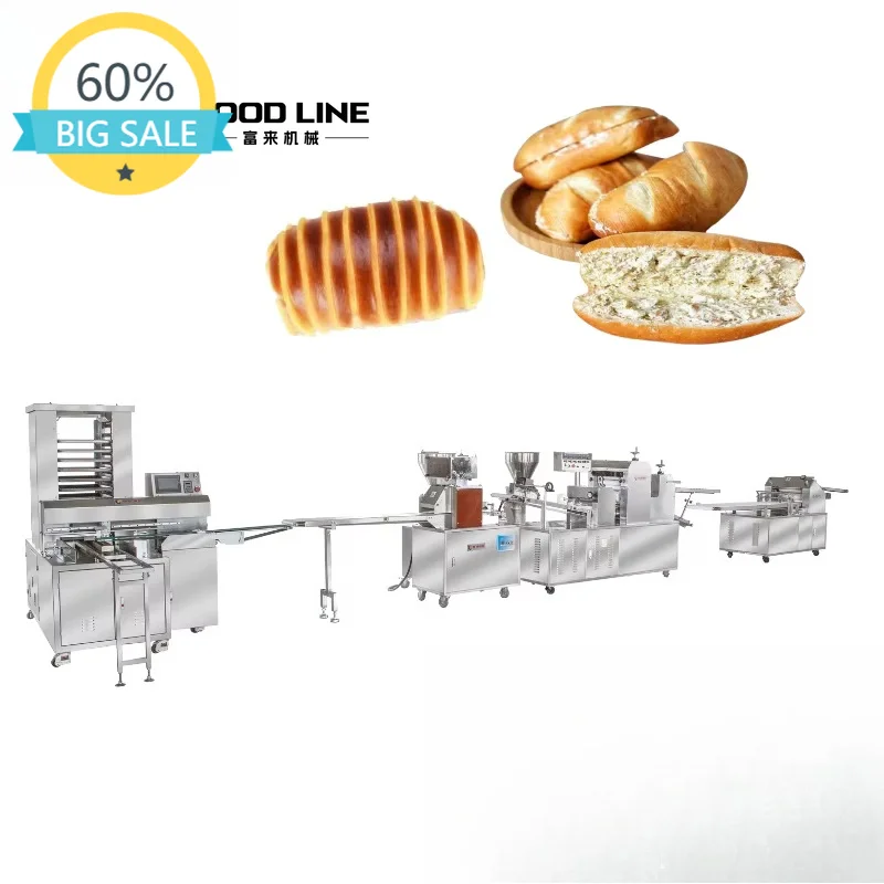 Fully Automatic Bread Production Line Bread Product Making Machine Bakery Equipment Factory High Quality  Bread Maker