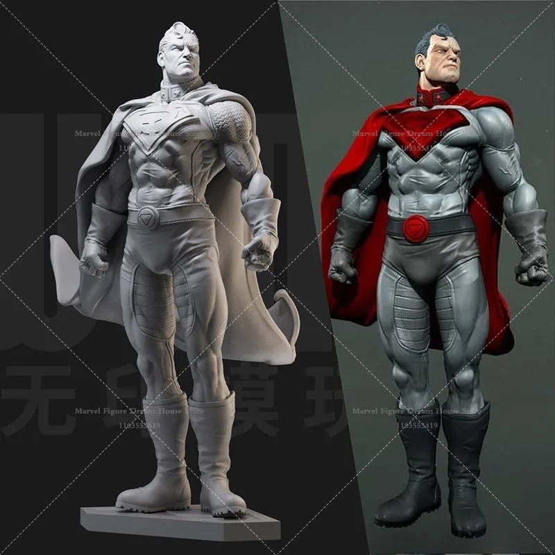 1/24 1/18 Scale DC Superman Red of Son Pseudo Justice Fictional Space DIY Self-assembled GK 3D Resin Un-panited Male Dolls