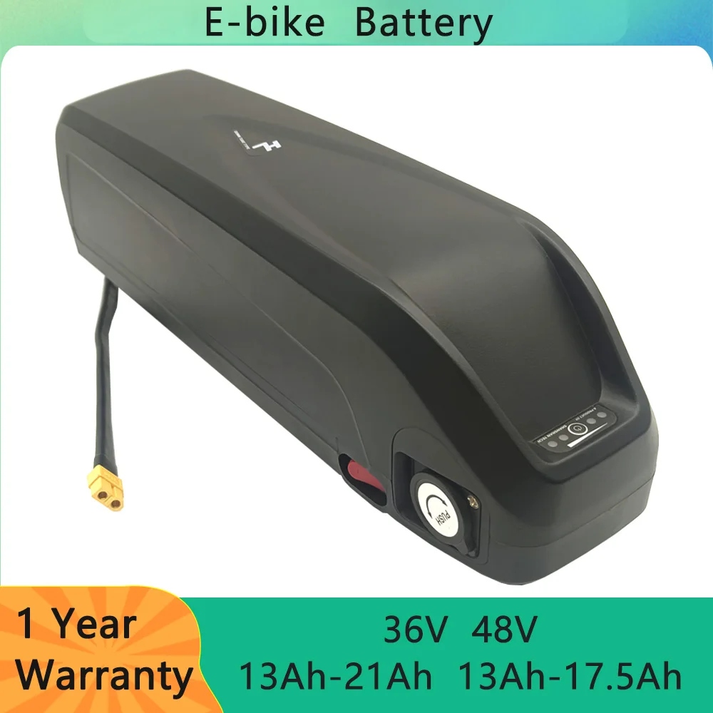 Hailong EBike Scooter Battery 36V 48V 13Ah 15Ah 18Ah 21Ah for 250W 350W 500W 750W 1000W lithium power battery pack with  charger