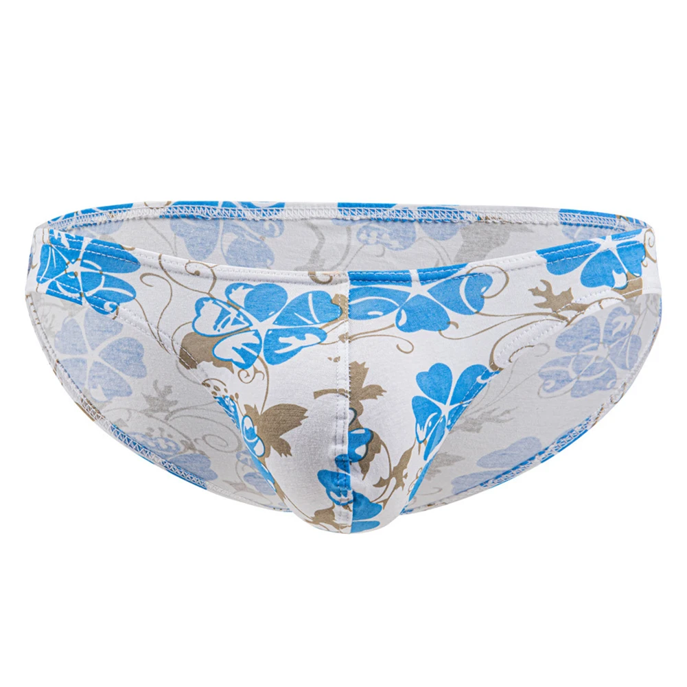 طباعة الملابس الداخلية الرجال الملابس الداخلية ارتداء اليومي تنفس تصميم أزرق داكن أزرق فاتح أحمر رقيقة لينة النسيج للذكور #2