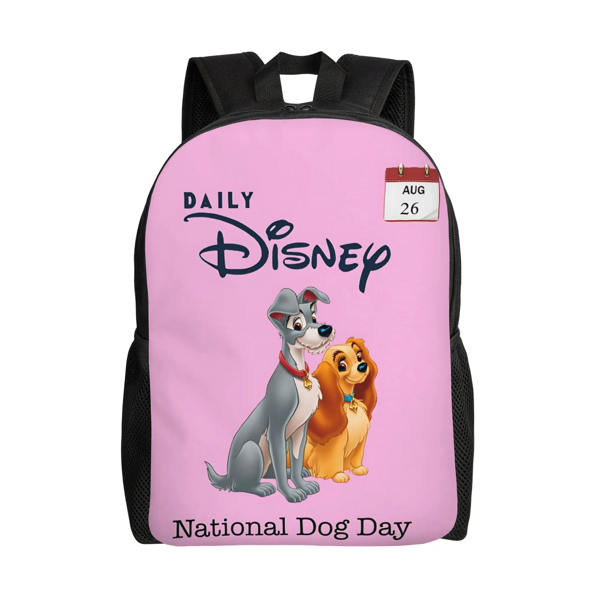 

1Piece Backpack Tony‘s Restaurant New School Year Handbag Camping Lady and the Tramp Gift New Term Starts