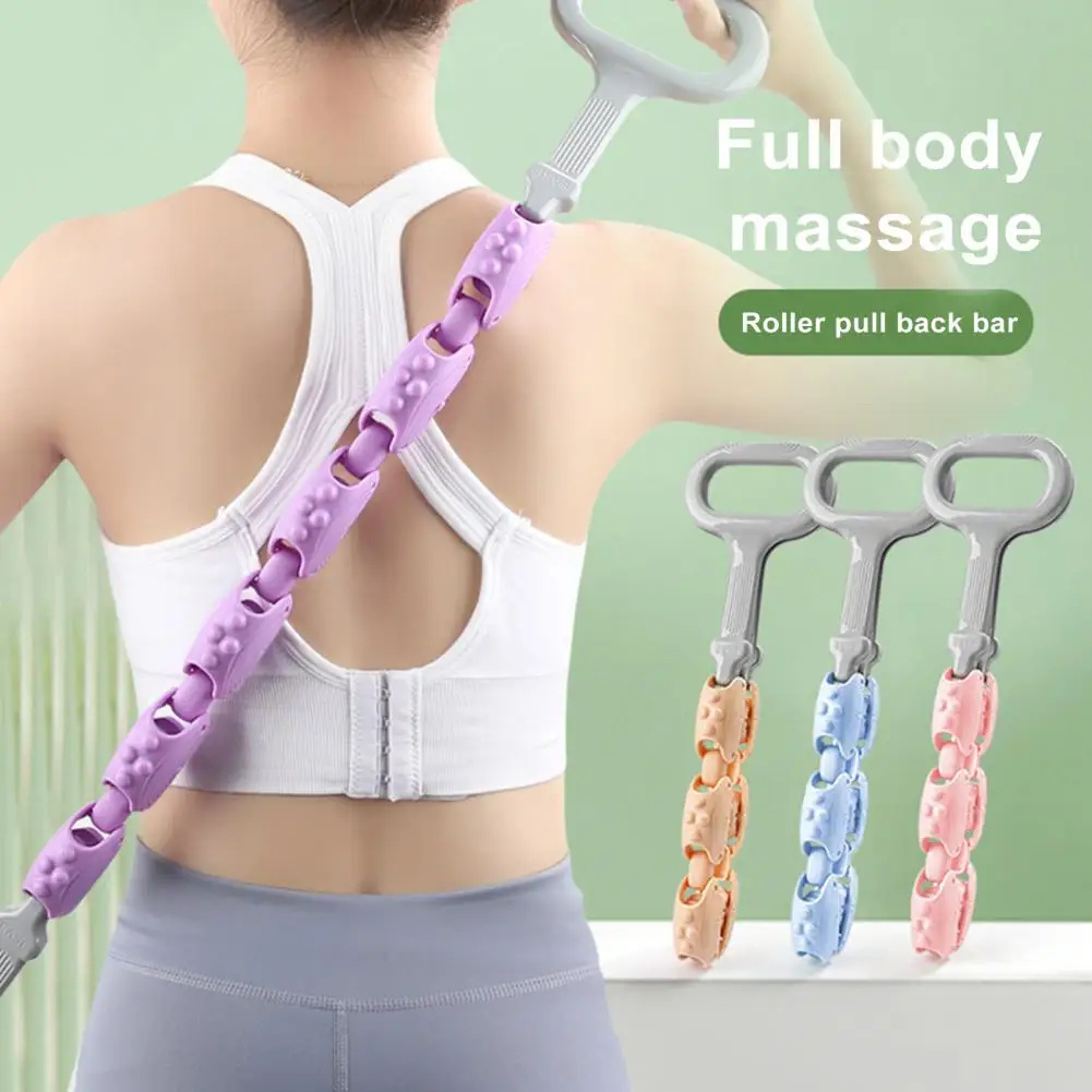 

Muscle Massage Stick Gear Fascia Stick Muscle Relaxation Roller Shoulder Waist Leg Back Massager Meridian Massage Tool