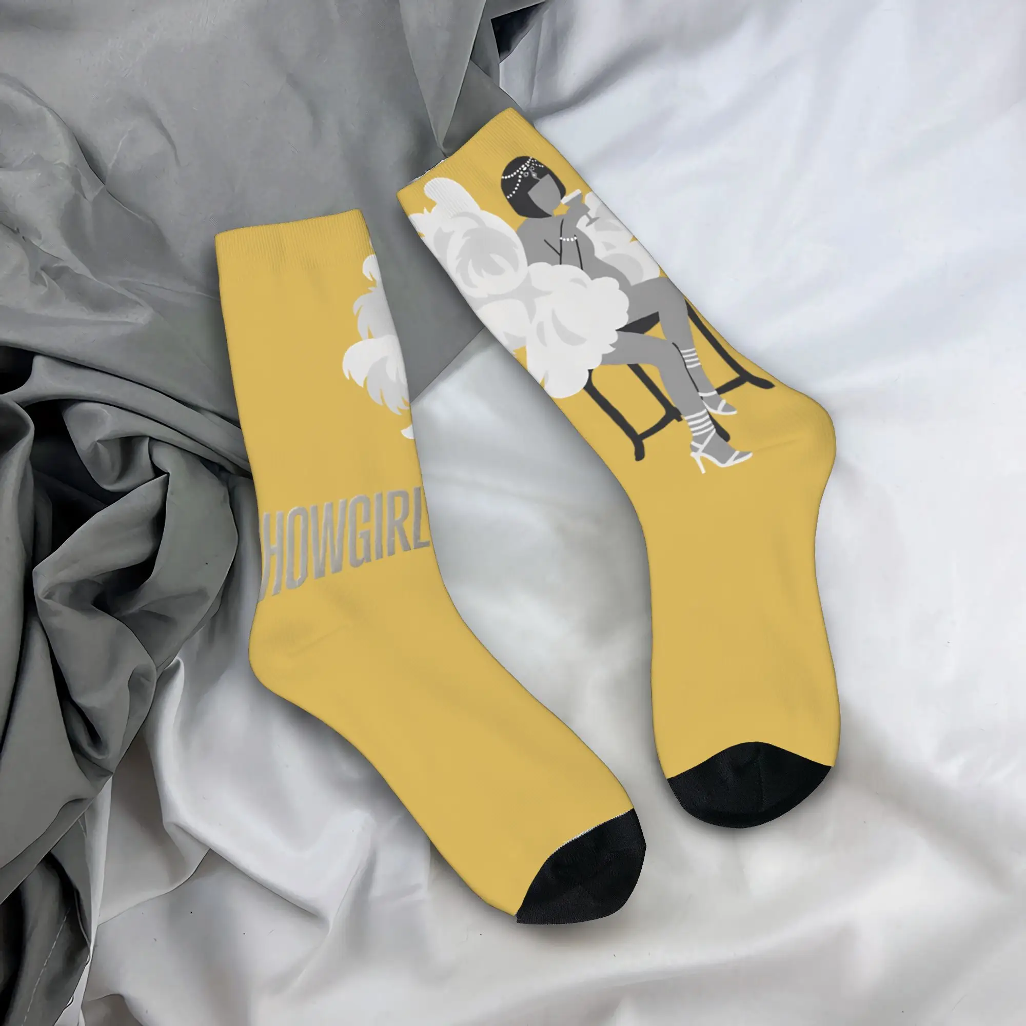 ショーガールアルバムストッキングデザインゴシックソックス冬滑り止めソックスカップルランニングソフトソックス