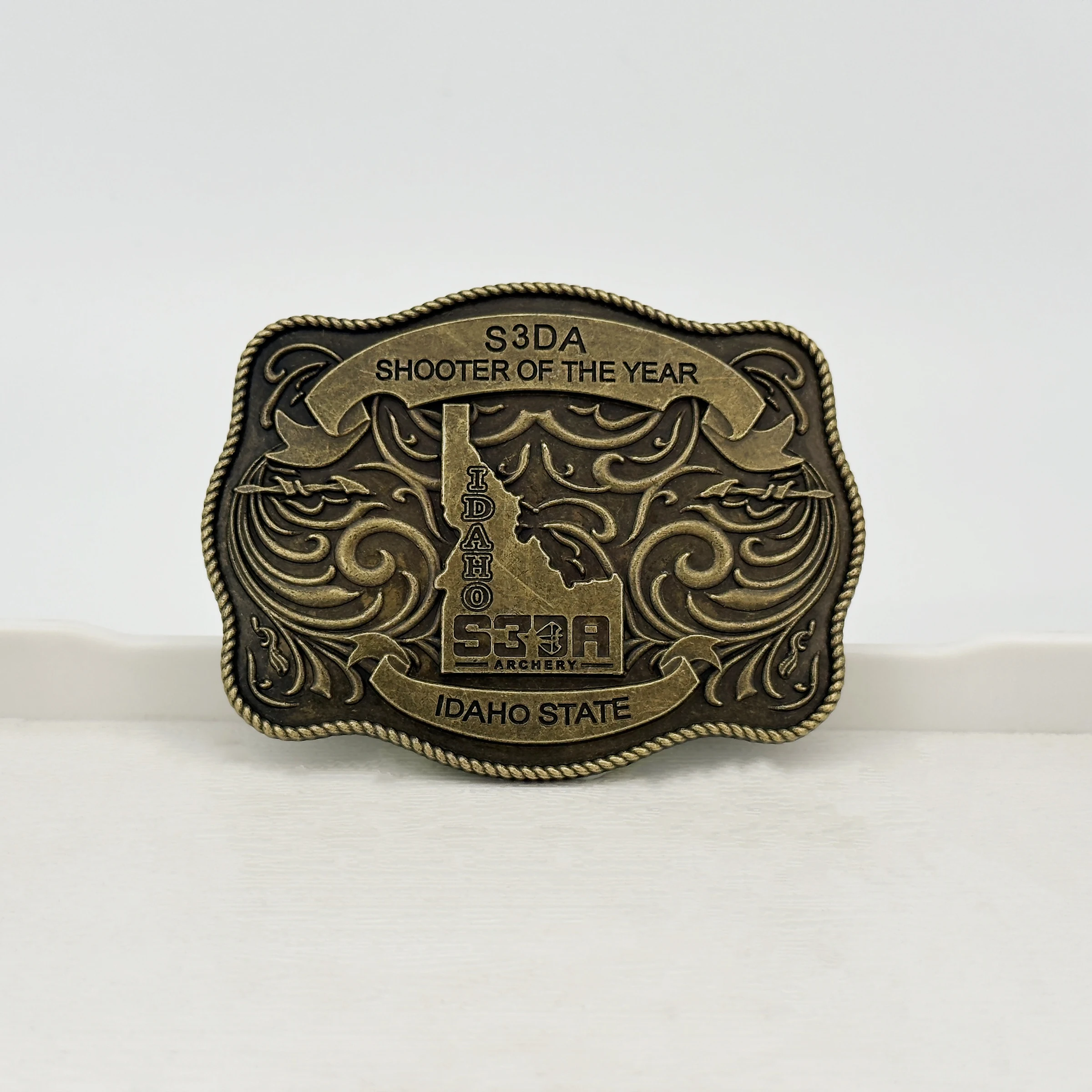 1 Buah Kepala Gesper Sabuk Pola Lucu S3DA Gaya Panas Barat Lintas Batas Terbuat dari Campuran Seng, Gesper Halus untuk Pria dan Wo