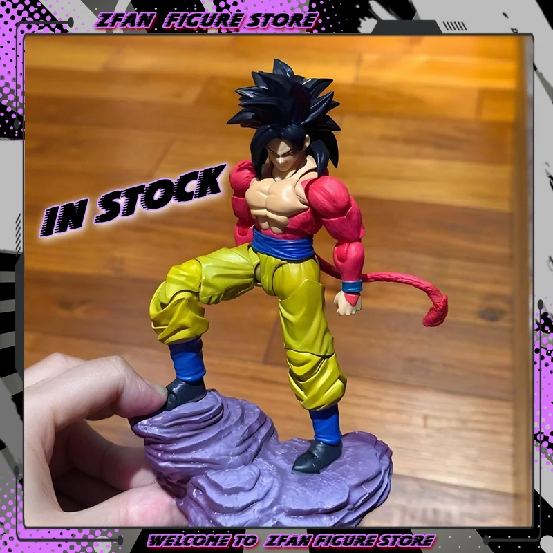 

В НАЛИЧИИ Black Hole Dragon Ball Z Фигурка SHF Super Saiyan 4 GT SSJ4 Untamed Power Son Goku Аниме Фигурка Модель Игрушка в подарок