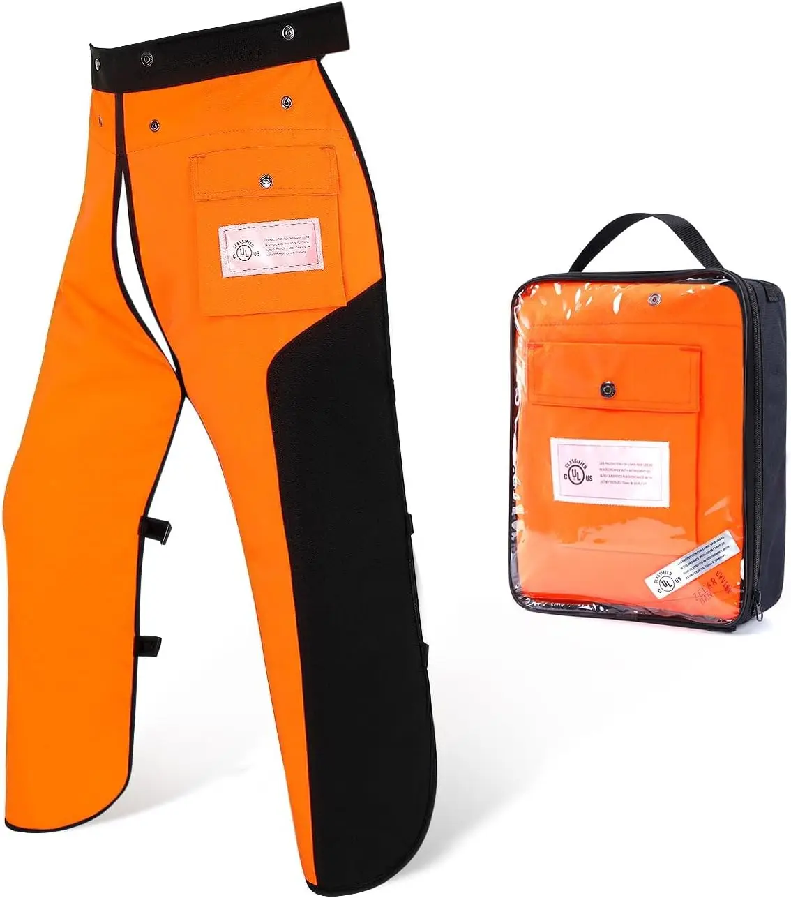 

8-слойные защитные накладки на брюки для работы с бензопилой для мужчин и женщин, регулируемый защитный фартук для лесозаготовительных работ