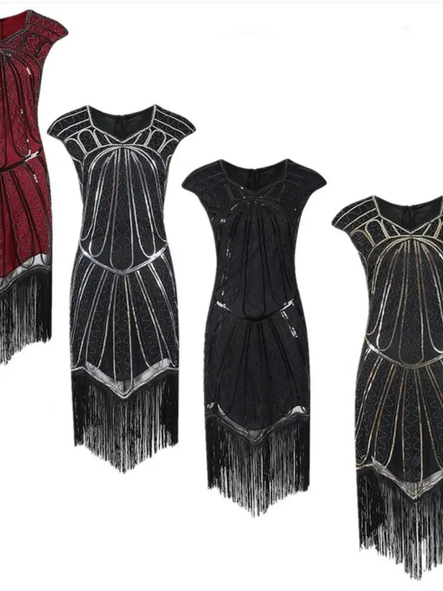 

Вечернее платье из пленки в стиле ретро 920s с блестками и бусинами Svel Dr Sparkling iny, женская мода, весенний сезон, Новое поступление