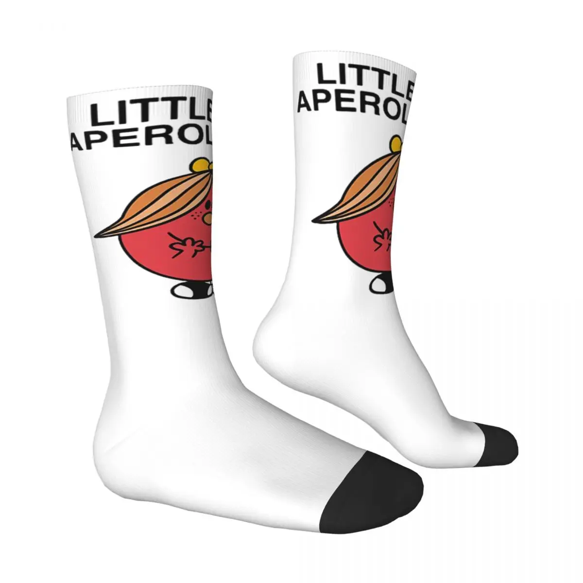 Little Miss Aperol Spritz Unisex Winter Socks Hip Hop Happy Socks Street Style Crazy Sock