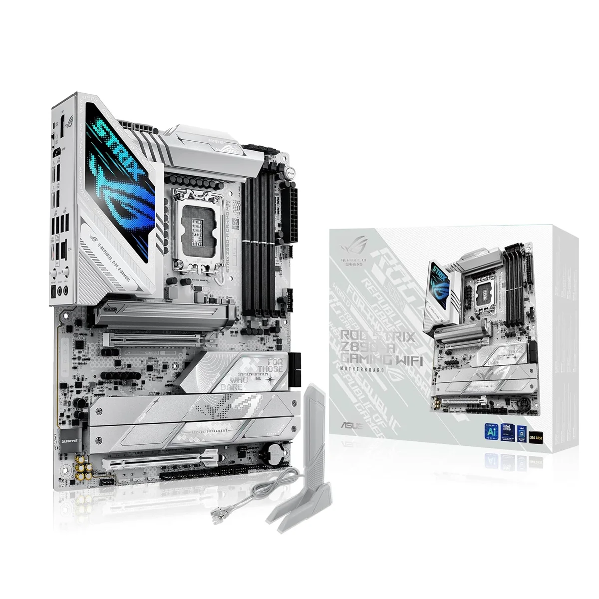

LGA1851 for ROG STRIX Z890-A GAMING WIFI S Intel Z890 Mainboard DDR5 AI Motherboard Non-ECC Intel Core Ultra Processors