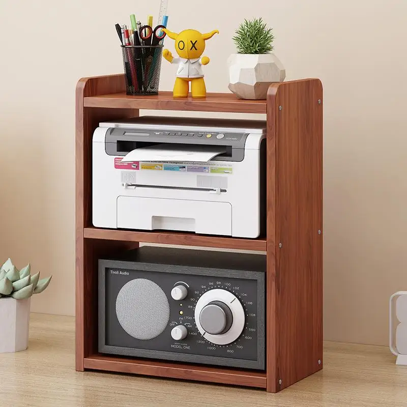 

Multi-Functional Double Layer Printer Stand Office Desk Organizer Small Needle pe Copier Ra Storage Arrangement Holder