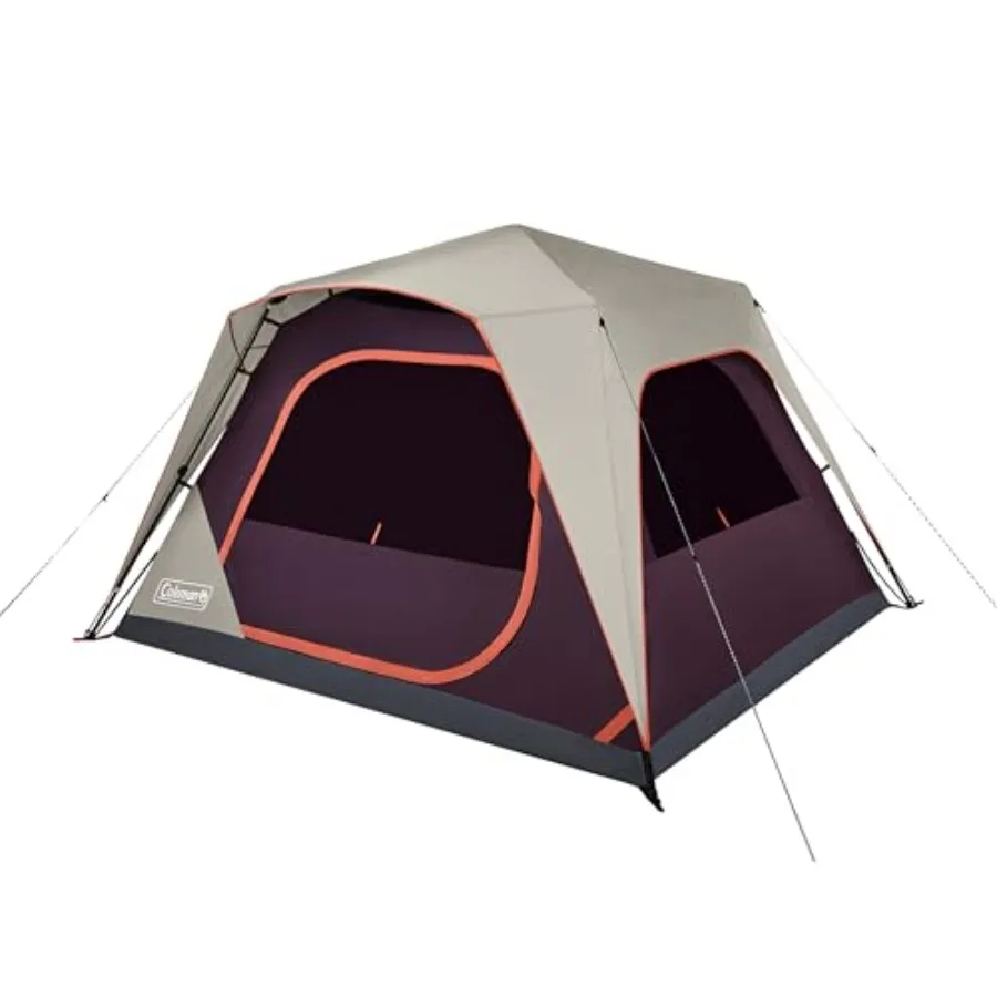 

Палатка Skylodge Instant Tent с тентом-навесом, семейная палатка на 6 человек, устанавливается за минуту, в комплекте с предустановленными стойками и сумкой для переноски, изготовлена из ПВХ.