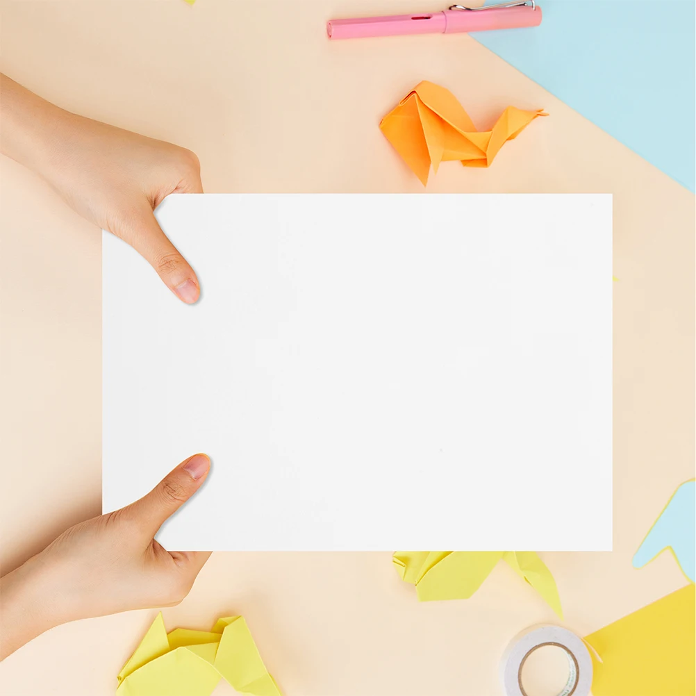 

150pcs A5 White Cardstock Paper Thick Drawing Sheets for DIY Crafts Painting Projects Art Supplies Sketchbooks